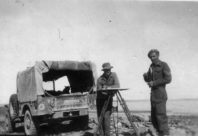 No 1 Topo Det 13 Fd Svy Sqn on Recce in Transjordan 1948